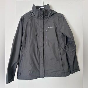 Columbia Charcoal Gray Windbreaker